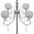 33.8'' H Metal Tabletop Candelabra-2136888710