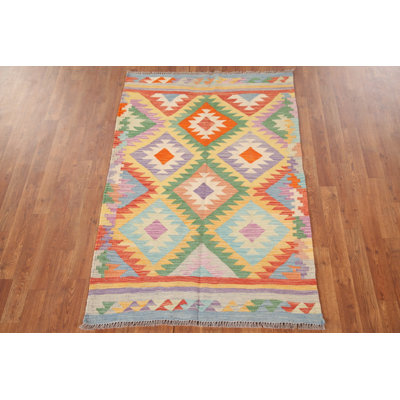Multolor Kilim Oriental Accent Rug 3x5