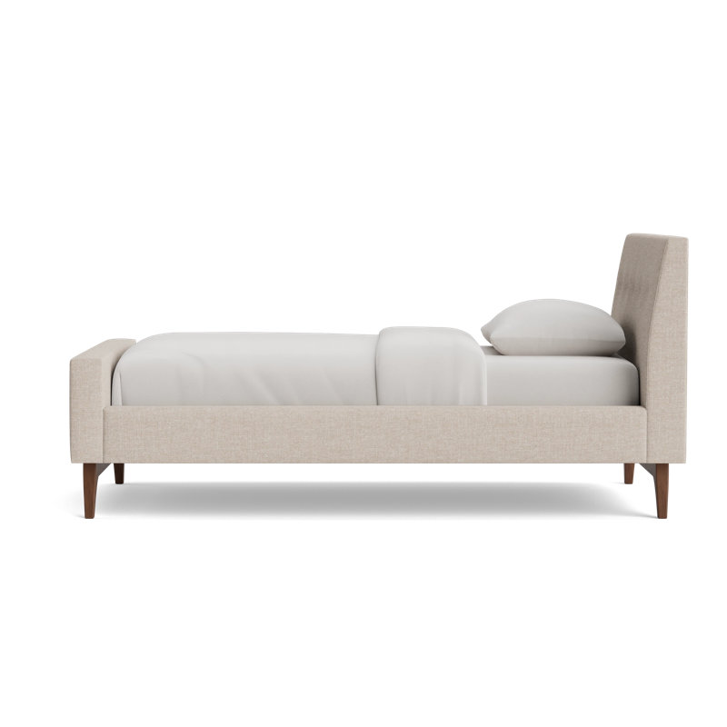 Tyler Bed, Twin, Performance Weave - Onyx