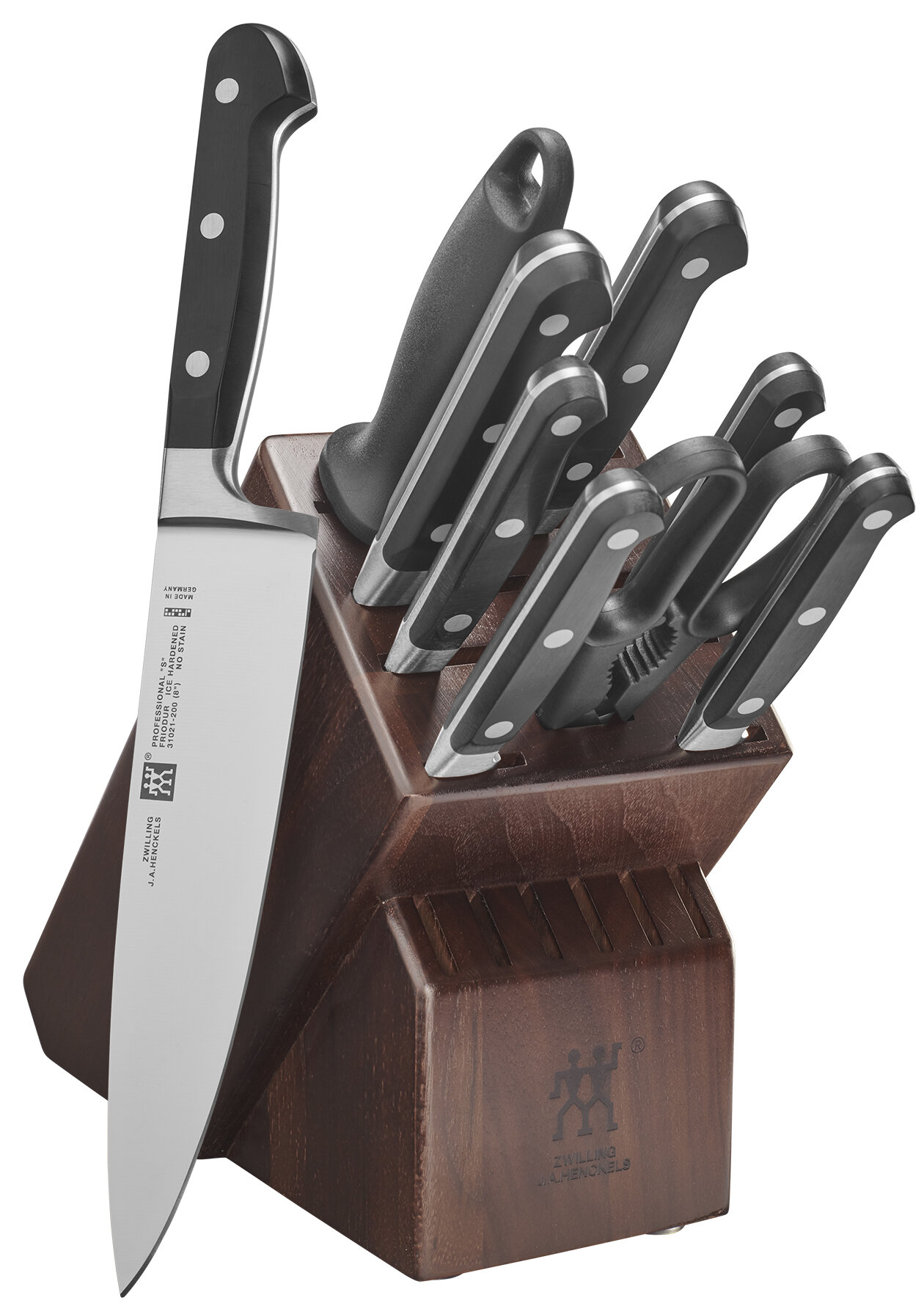 Zwilling J.A. Henckels Professional S 10-Piece Knife Block Set - Rusti