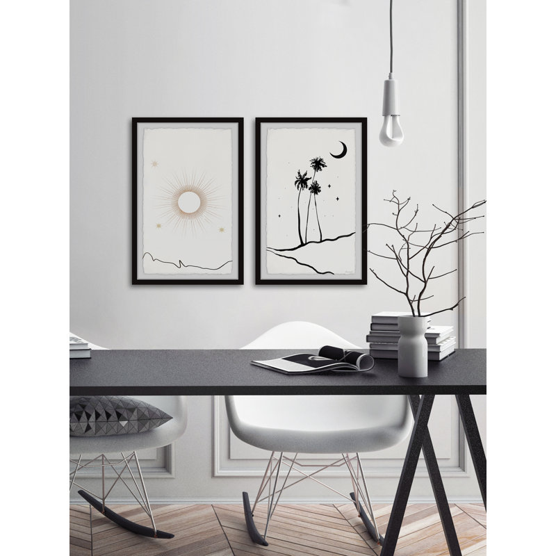 Barren Mountains par - ensemble de 2 reproductions de cadres photo, H 45 po x l 30 po