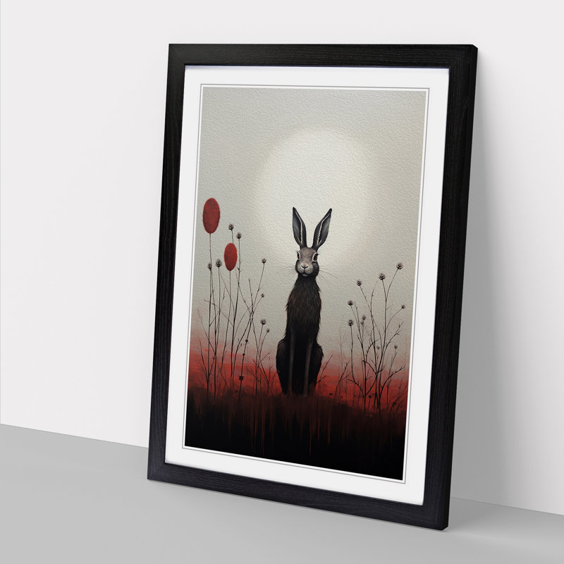 Hare Minimalism No.3 - Framed Print