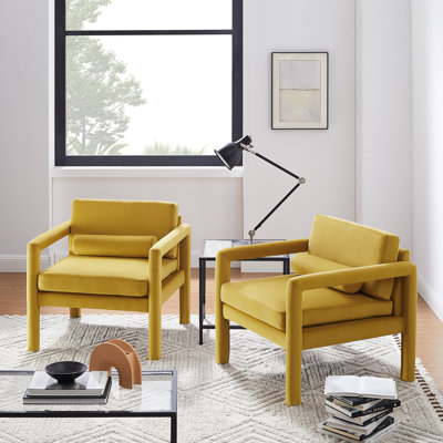 Solaris Velvet Accent Chair