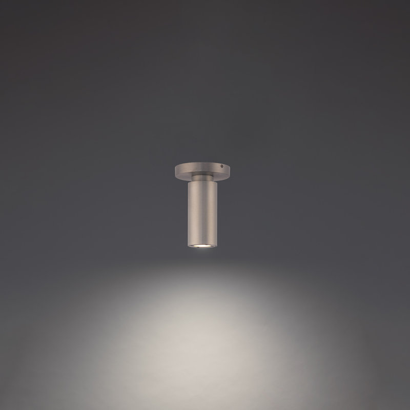 Plafonnier encastré Caliber, Aluminium brossé