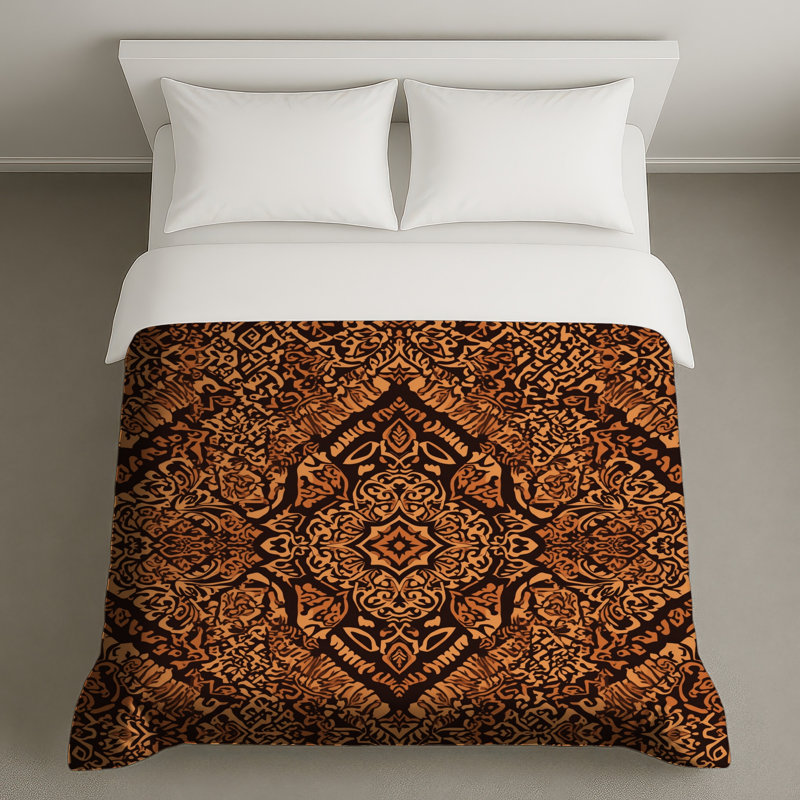 Housses de couette complexes ornés de mandala, Lit simple