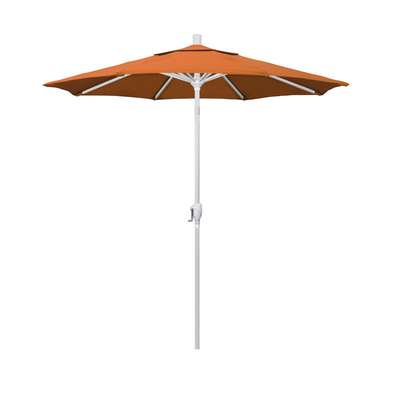 Parasol de marché 7,5', Toile Sunbrella® toscan, Blanc, Sunbrella®