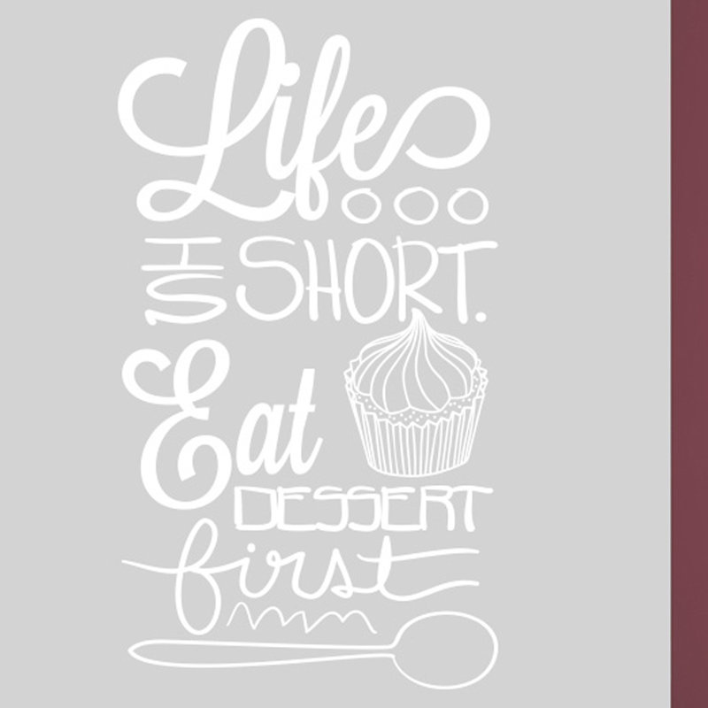 Wall Decal, White, Large
