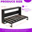 Grand lit escamotable imprimé grand et simple avec éclairage DEL et charge USB-802224750-802224736