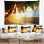 Tapisserie «Seashore Beautiful Beach sous Palms»-28506503