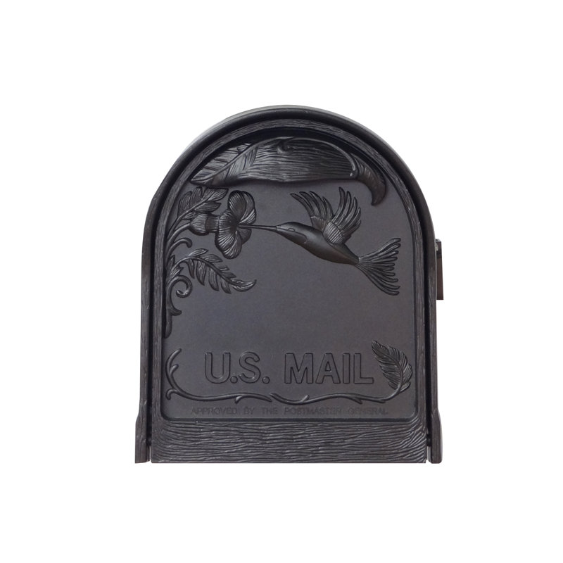 Hummingbird Curbside Locking Mailbox with Post Included