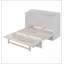 Lit escamotable double avec grands tiroirs, blanc-571545650