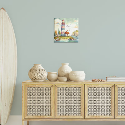  Art mural sur toile, "Phare de chalet" par LSR Design Studio