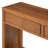 Rustic Wooden Console Table with Storage Drawers and Open Shelf-1237098671