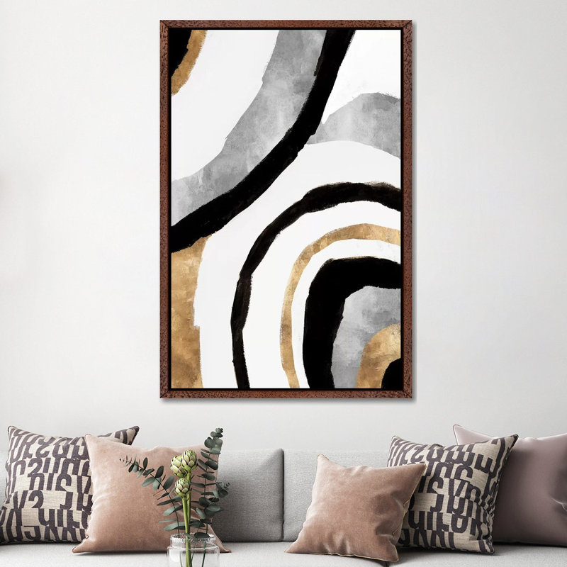 Nation I by Isabelle Z - Print on Canvas, Classic Brown Wood Framed, 152.5 cm H x 101.5 cm W