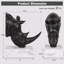 Serre-livres décoratifs Rhinoceros Head-727031452