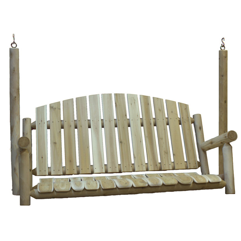 Balancelle en bois massif naturel 71 "