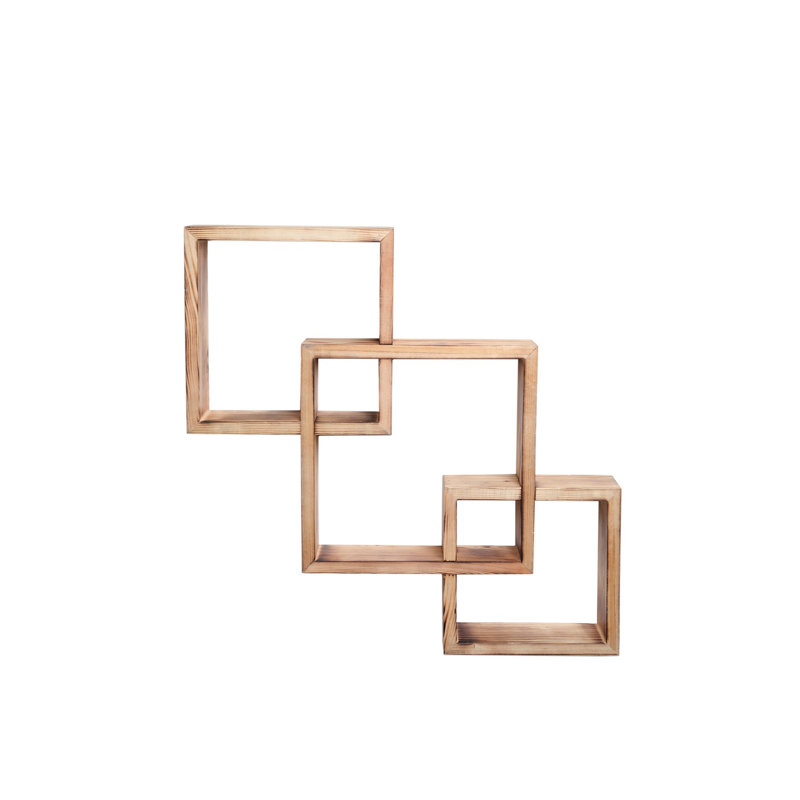 Tablette décorative 6 pièces Ajani, Chêne