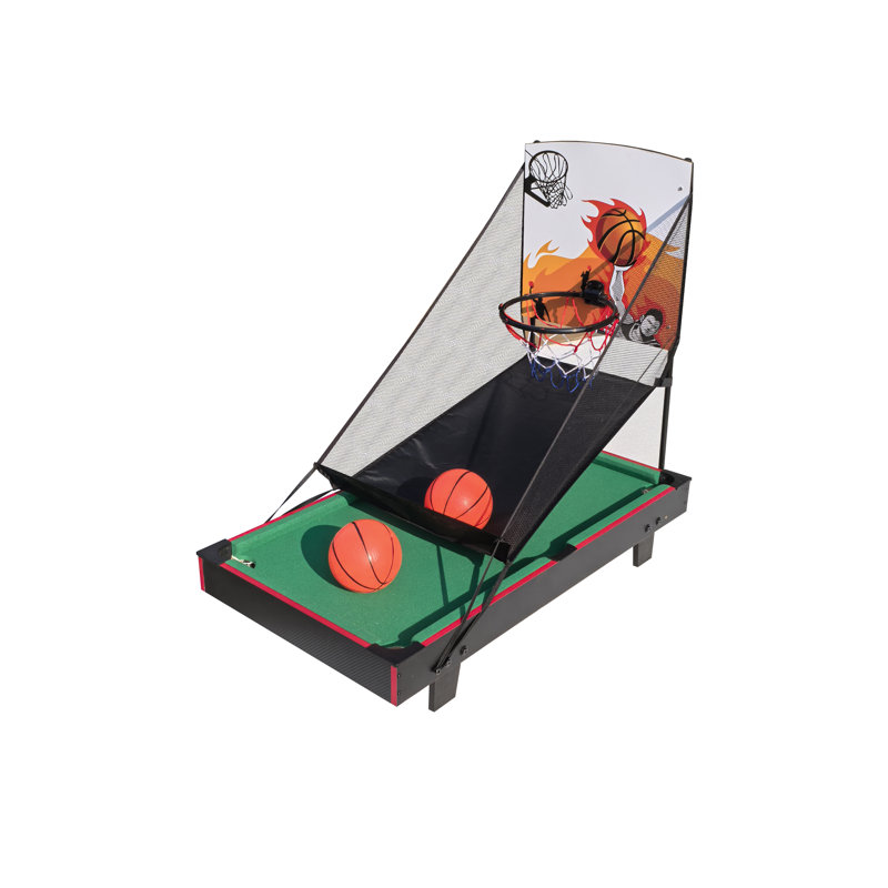 Table multi-jeux 2 en 1 avec basketball et billard 36 po Stefan