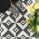 Twenties 8" x 8" Ceramic Patterned Wall & Floor Tile