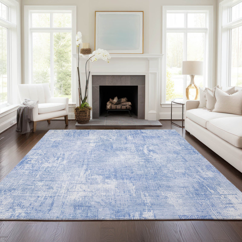 Karsyn Washable Abstract Indoor / Outdoor Rug, Rectangle 8' x 10'