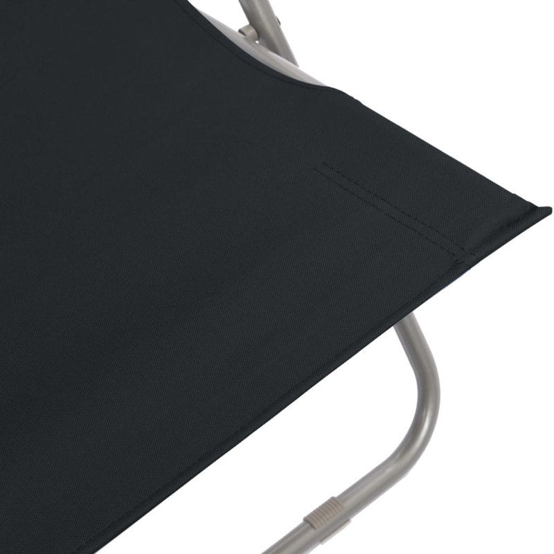 Vale Folding Beach Chair, Black