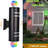 Smart Outdoor Wall Lights With Colour Changing RGB+White, Wifi App Control, Dusk To Dawn Sensor, Modern Cylinder Design For Porch, Garden, And Entryway
