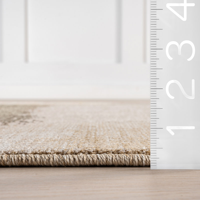 Faela Abstract Fringe Area Rug, Rectangle 3' x 5'