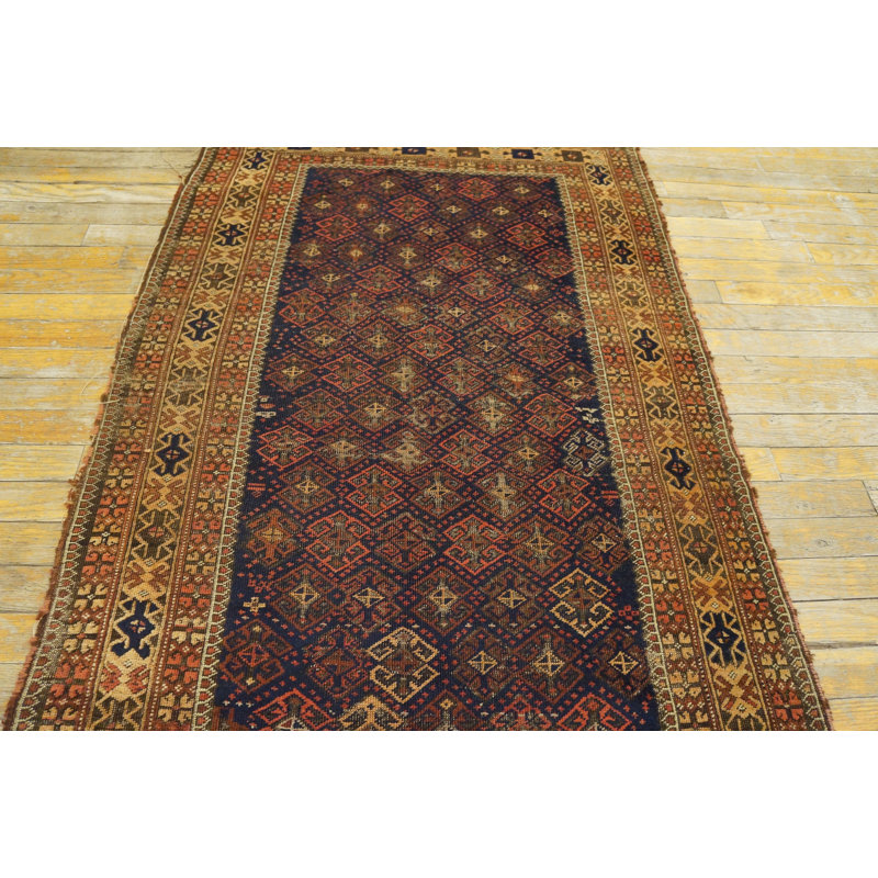 Hand Knotted Wool Geometric Area Rug