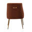 Chaise d'appoint en velours 21,25 po Khivi-834830312