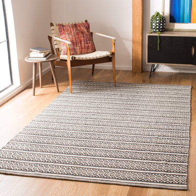 Bester Hand Woven Cotton Geometric Rug