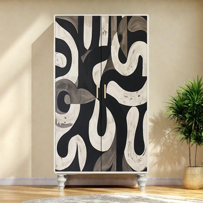 Garde-robe moderne pour chambre double