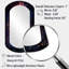 «Whittenburg Rainbow Flames Whirling - Shapes Unique Shape Decorative Wall Mirror, Modern Freeform Mirror, Art imprimé en métal-107247281