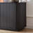 Sideboard Storage Cabinet TV Stand with wave pattern Buffet Cabinet Wooden Vertical Striped Cabinet