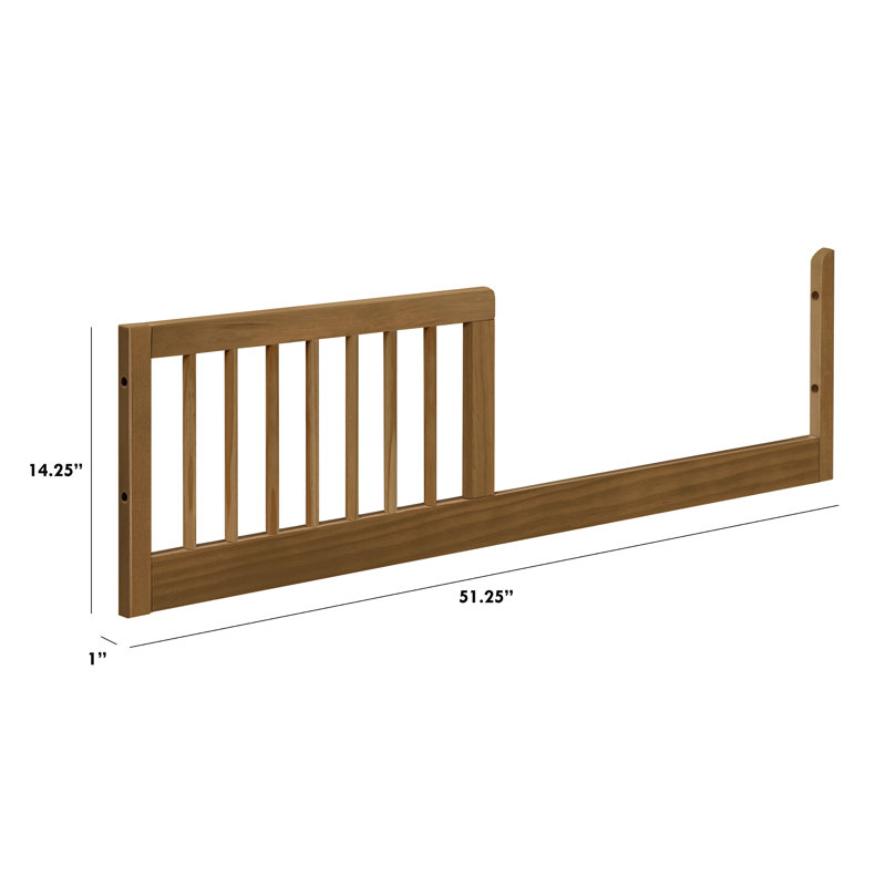 Rail pour lit de tout-petits, Noyer