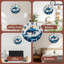 Horloge d'art baleine