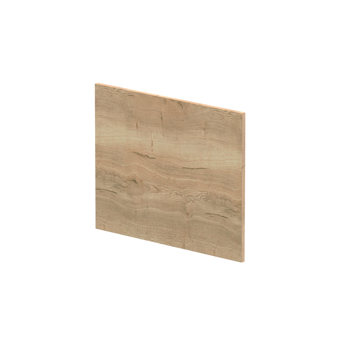 Hudson Reed Autumn Oak L Shape Square Shower Bath End Panel - 700mm - Image 3