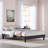 Reign Performance Velvet Platform Bed Frame-1940600714-1940600718