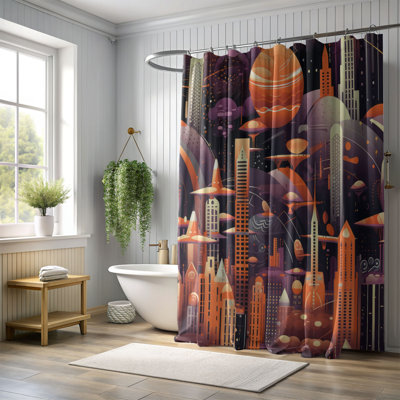 Rideau de douche Bright Futur - Premium