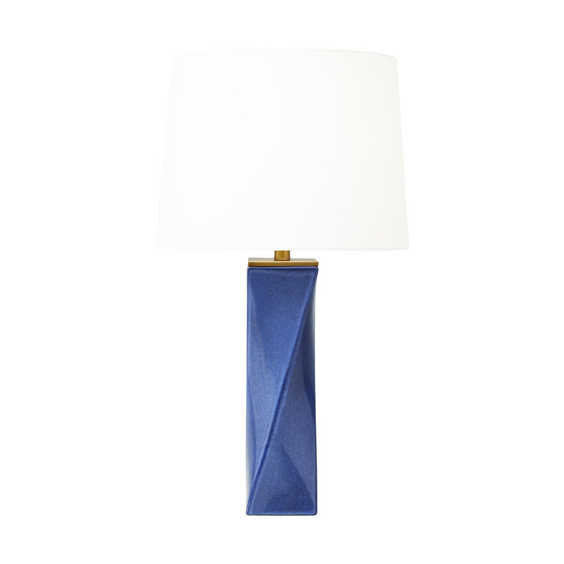 Lagos Table Lamp, Frosted Blue