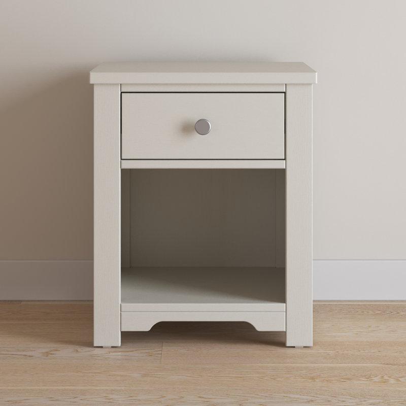 Table de chevet Harmony, Coton brossé
