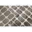 Tapis gris et ivoire noué à la main de haute qualité