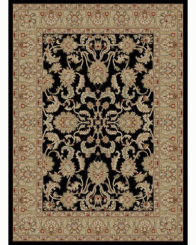 Tapis oriental noir à tissé plat Bitner, Rectangle 9 pi 3 po x 12 pi 6 po