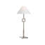 Lampe de table Overhill - nickel poli-124301940