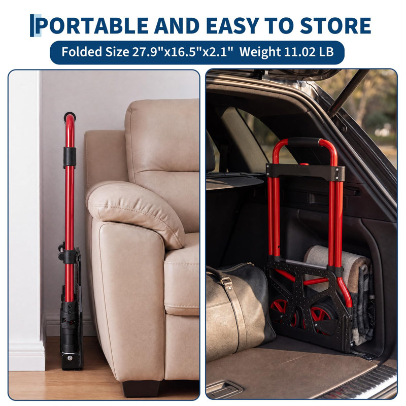 Folding Hand Truck Heavy-Duty Portable Hand Dolly