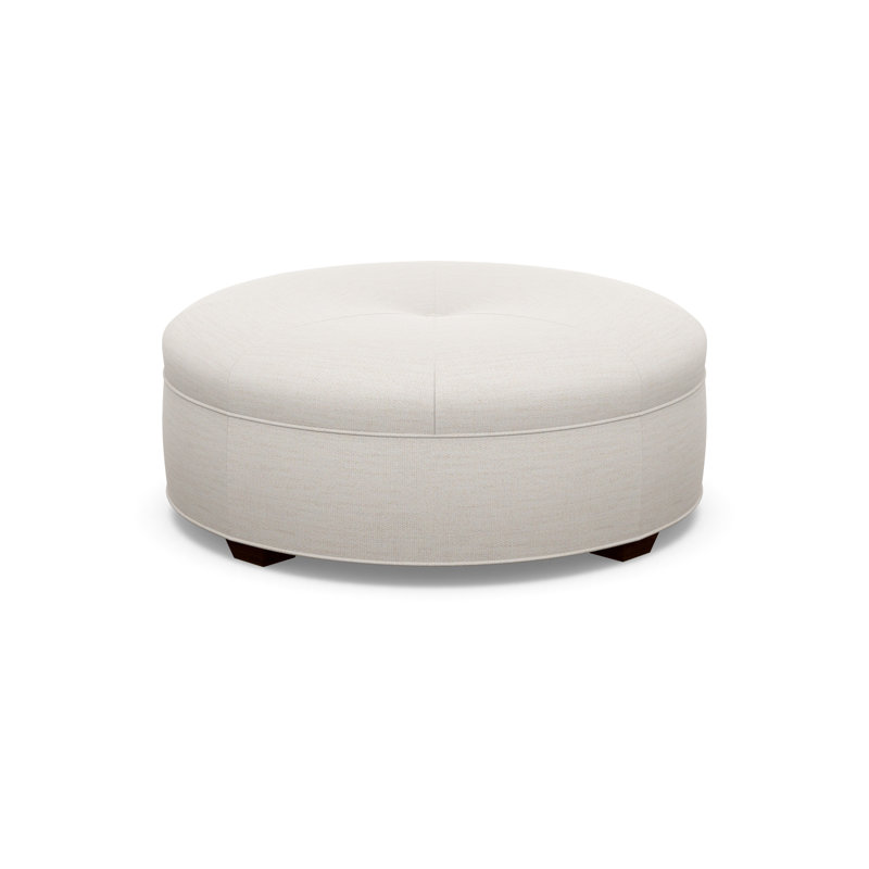Round Ottoman, 3906-99, Walnut