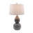 Lampe de table grise 26 po Johnie