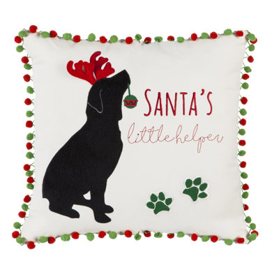 Coussin Santa's Little Helper