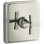 Pinstripe® Valve Trim with Pure Design Cross Handle for Thermostatic Valve, Requires Valve