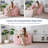 35" Compression Bean Bag Sofa Faux Fur Upholstered Chair With Pillows-1062072688-1060528832