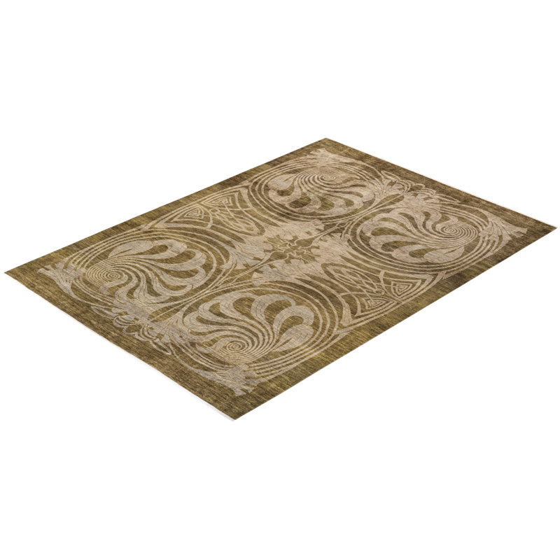Kimberle One-of-a-Kind 8' 10" X 12' 5" Hand Knotted Area Rug